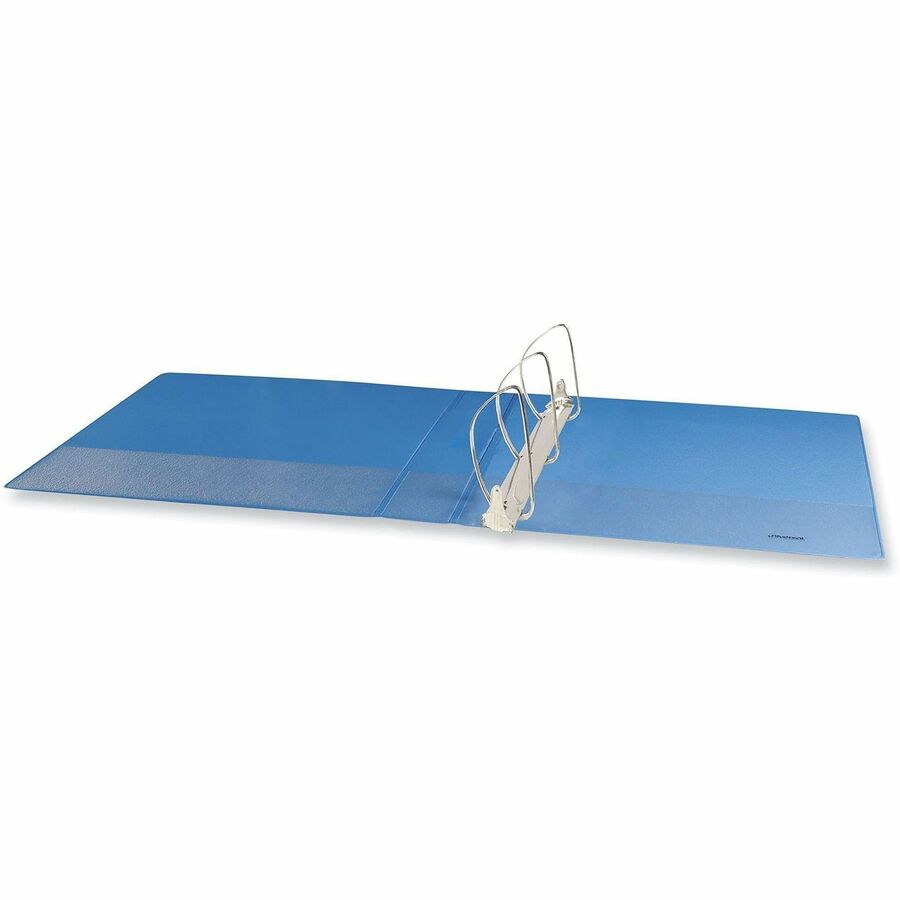 Image of Universal UNV20733 Slant D-Ring View Binder, 3 Rings, 2" Capacity, 11 x 8.5, Light Blue