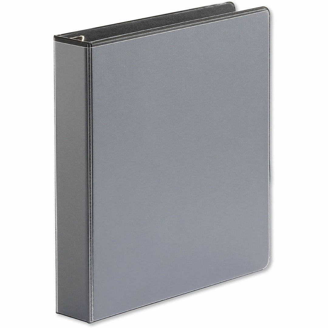 Image of Universal® Deluxe Easy-To-Open D-Ring View Binder, 3 Rings, 1.5" Capacity, 11 X 8.5, Black