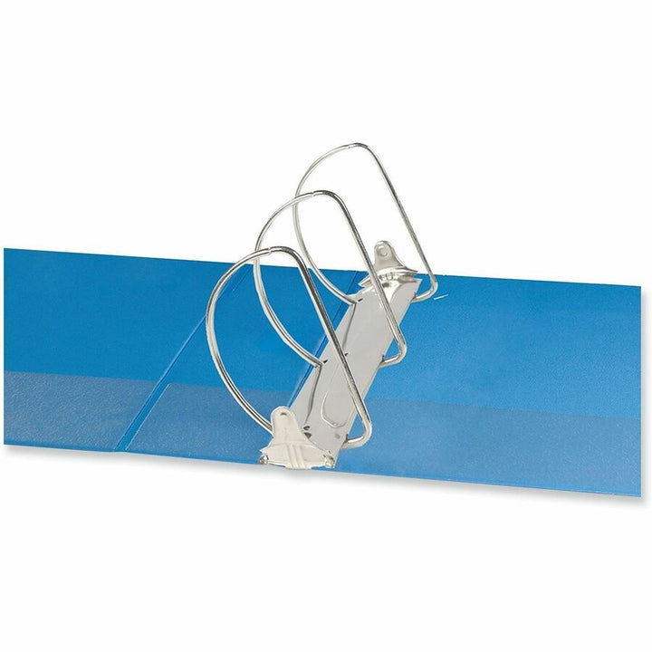 Image of Universal UNV20753 Slant D-Ring View Binder, 3 Rings, 3" Capacity, 11 x 8.5, Light Blue