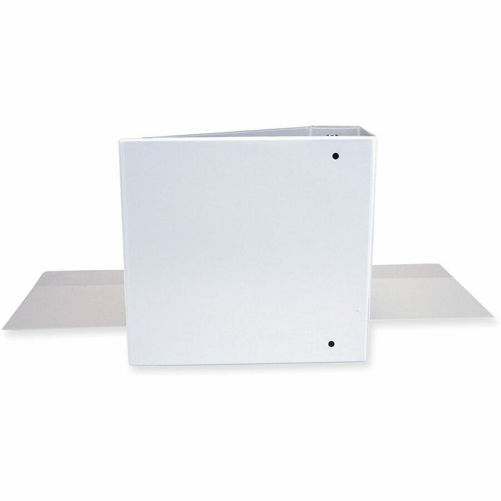 Image of Universal UNV20997 Slant D-Ring View Binder, 3 Rings, 5" Capacity, 11 x 8.5, White