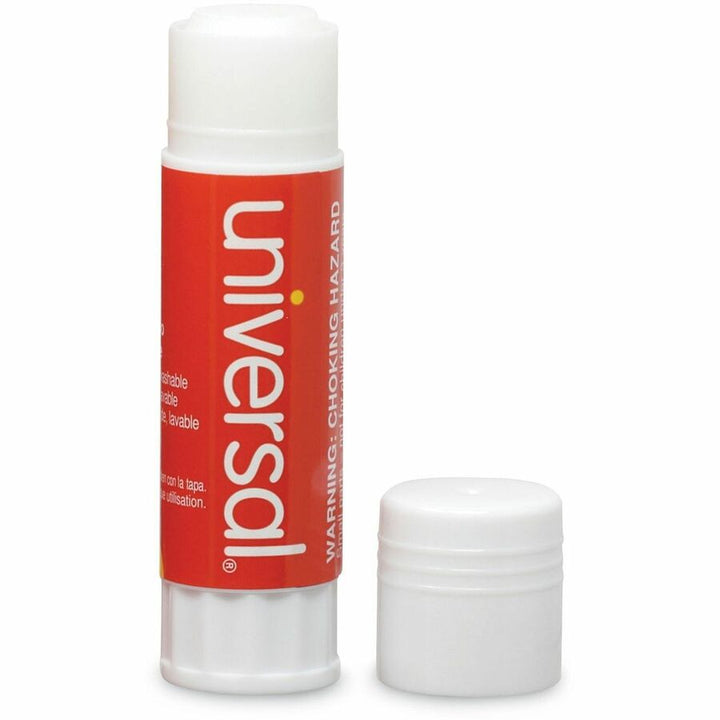 Image of Universal UNV75750 Glue Stick, 0.74 oz, Clear, 12 / Pack