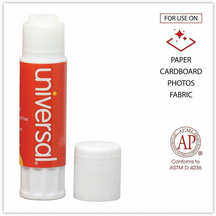 Image of Universal UNV75748VP Glue Stick, 0.28 oz, Clear, 30 / Pack