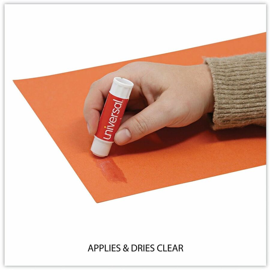 Image of Universal UNV75748VP Glue Stick, 0.28 oz, Clear, 30 / Pack