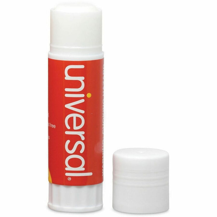 Image of Universal UNV76752 Glue Stick, 1.30 oz, Clear, 12 / Pack