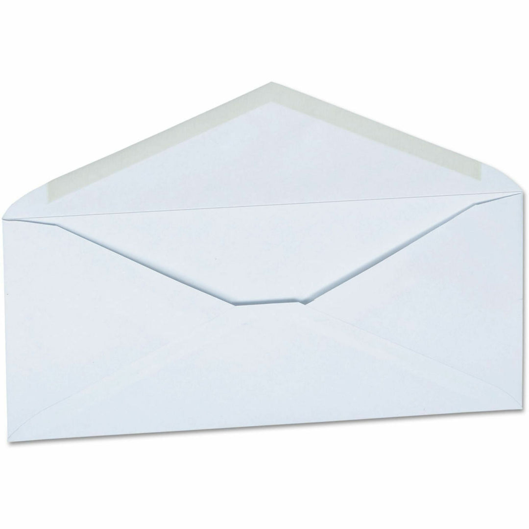 Image of Universal UNV36319 Envelope, Business, #10, 24 lb, Gummed, White, Paper Stock, 250 / Box