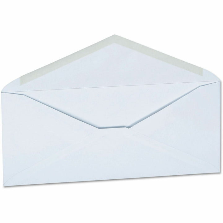 Image of Universal UNV36319 Envelope, Business, #10, 24 lb, Gummed, White, Paper Stock, 250 / Box