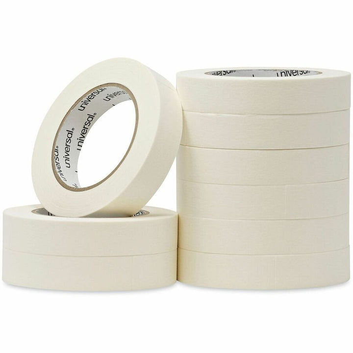 Image of Universal UNV51301CT General-Purpose Masking Tape, 3" Core, 24 mm x 54.8 m, Beige, 36/Carton