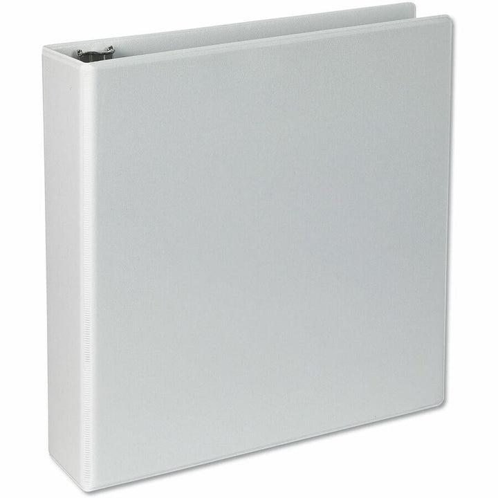 Image of Universal UNV20746PK Slant D-Ring View Binder, 3 Rings, 2" Capacity, 11 x 8.5, White, 4/Pack