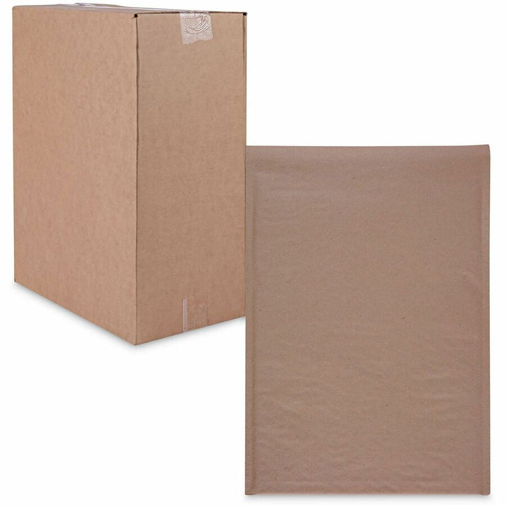 Image of Universal UNV62264 Mailer, Bubble, #5, Self Adhesive, Natural Kraft, Kraft Paper, 80 / Carton