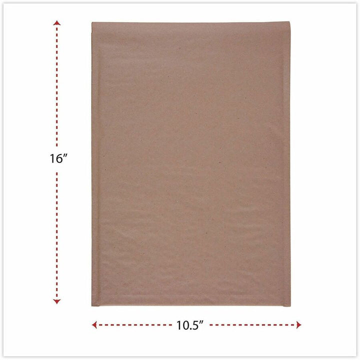Image of Universal UNV62264 Mailer, Bubble, #5, Self Adhesive, Natural Kraft, Kraft Paper, 80 / Carton
