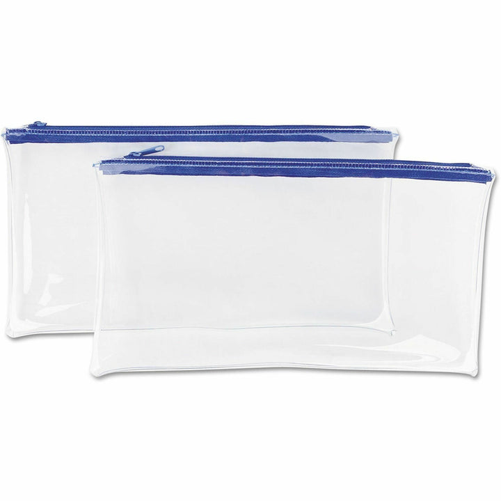Image of Universal UNV69025 Cash Case, Plastic, Polyethylene Body, 6" H x 11" Width, 2 / Pack