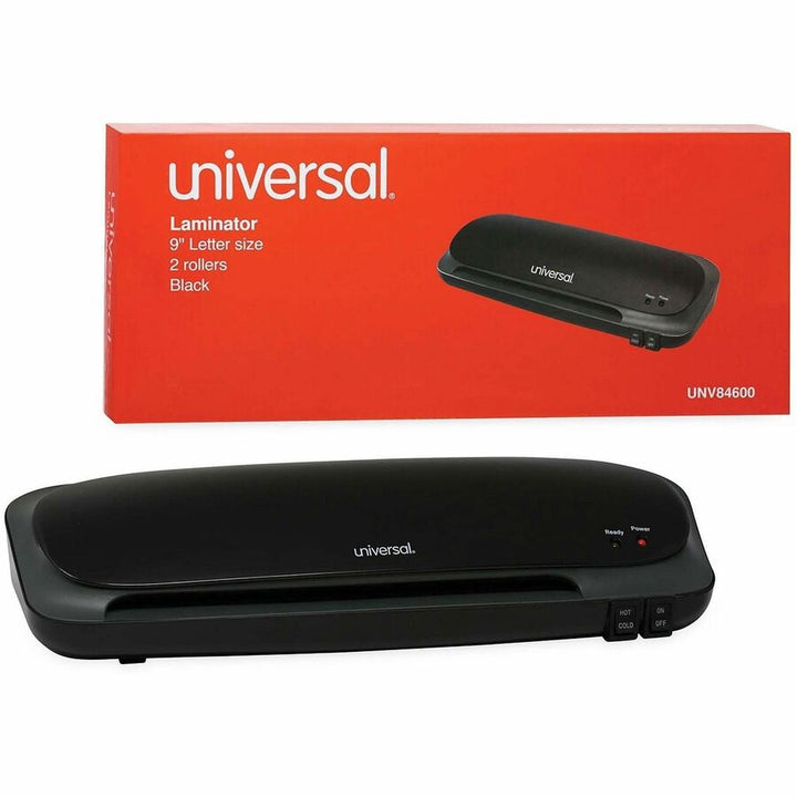 Image of Universal® Deluxe Desktop Laminator, Two Rollers, 9" Max Document Width, 5 Mil Max Document Thickness