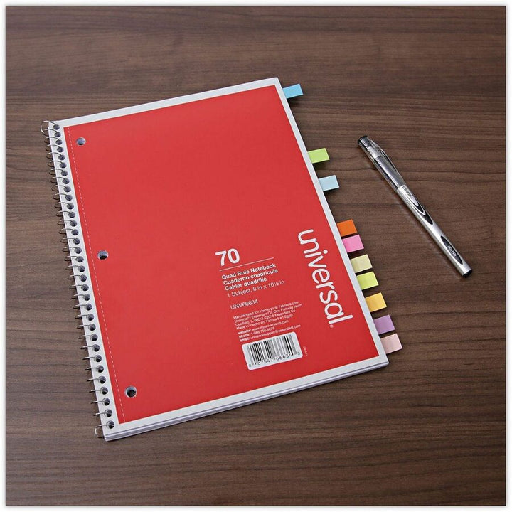 Image of Universal® Gel Pen, Stick, Medium 0.7 Mm, Black Ink, Silver/black Barrel, Dozen