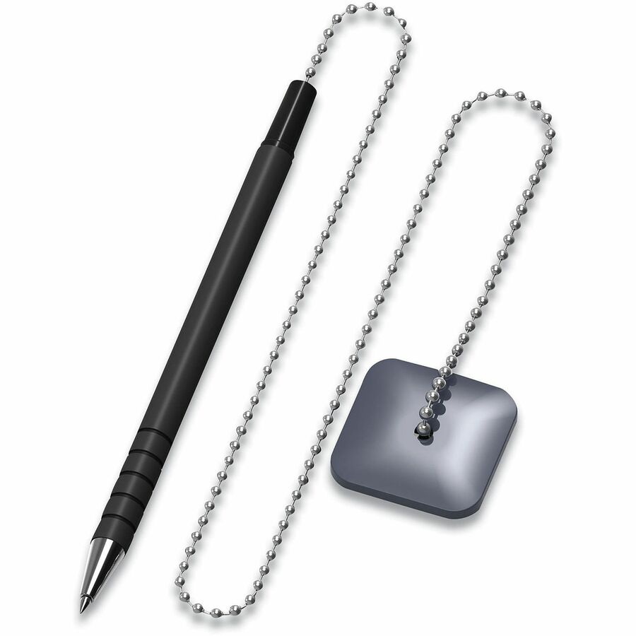 Image of Universal UNV15625 Ballpoint Counter Pen, Medium 0.7 mm, Black Ink, Black Barrel