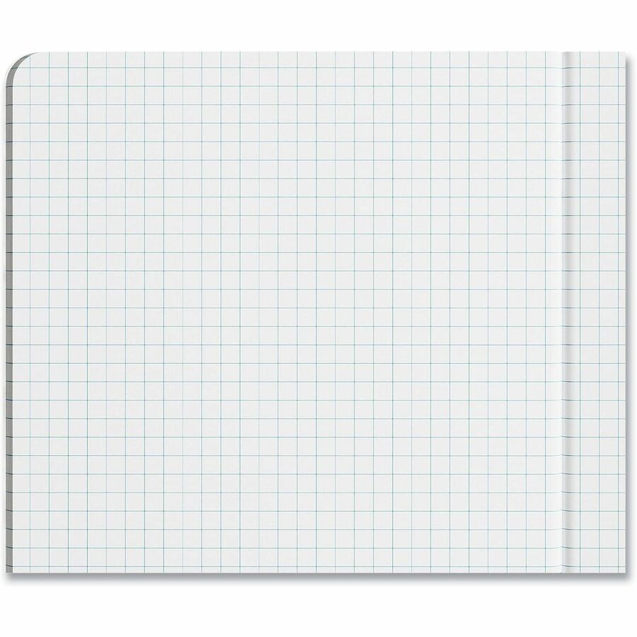 Image of Universal® Quad Rule Composition Book, Quadrille Rule (4 sq/in), Black Marble Cover, (100) 9.75 x 7.5 Sheets