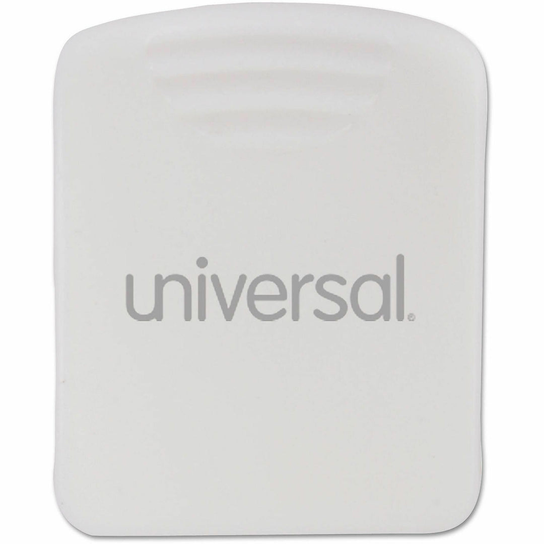 Image of Universal UNV21271 Fabric Panel Wall Clips, 25 Sheet Capacity, White, 20/Pack