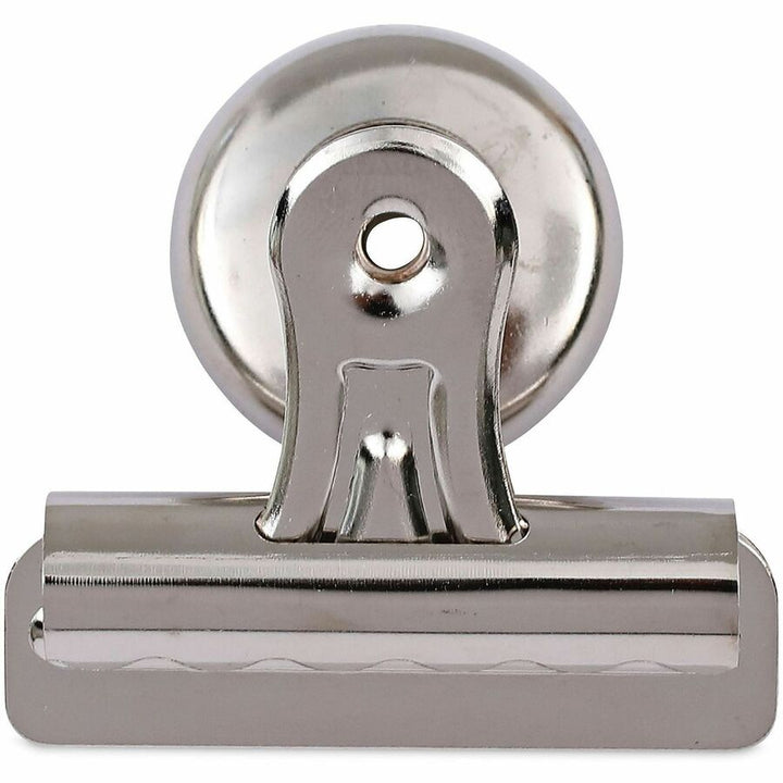 Image of Universal UNV31261 Bulldog Magnetic Clips, Medium, Nickel, 12/Pack