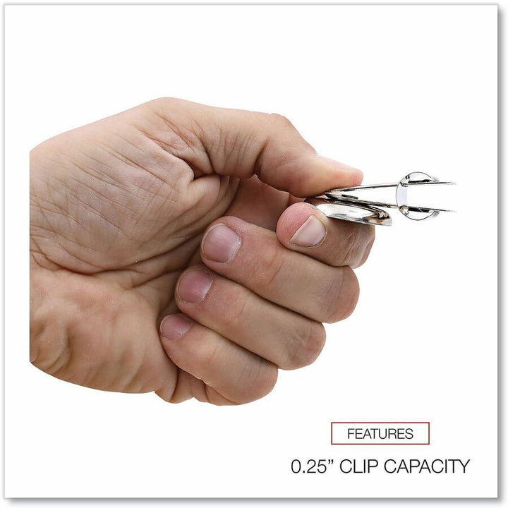 Image of Universal UNV31261 Bulldog Magnetic Clips, Medium, Nickel, 12/Pack
