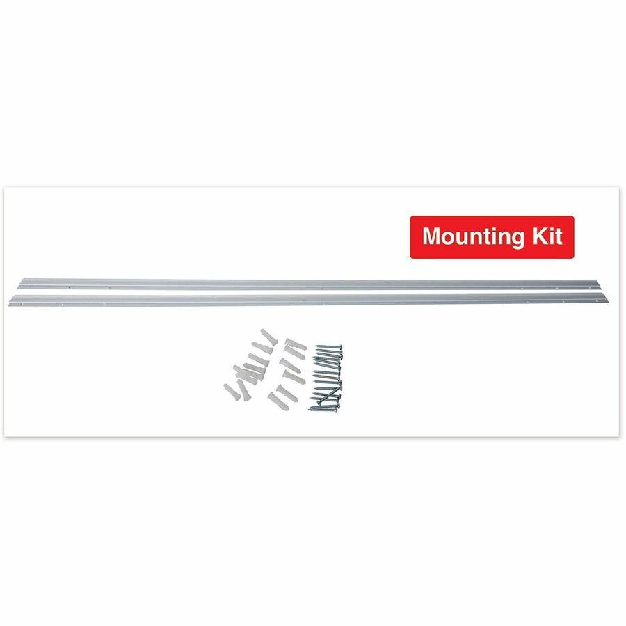 Image of Universal UNV43203 Frameless Magnetic Glass Marker Board, 48" x 36" , White Surface