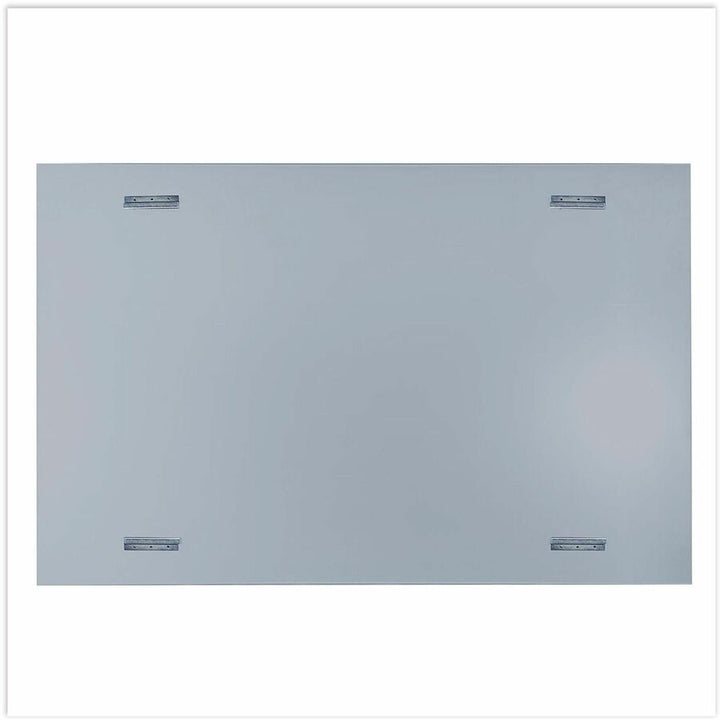 Image of Universal® Frameless Magnetic Glass Marker Board, 72" x 48", White Surface