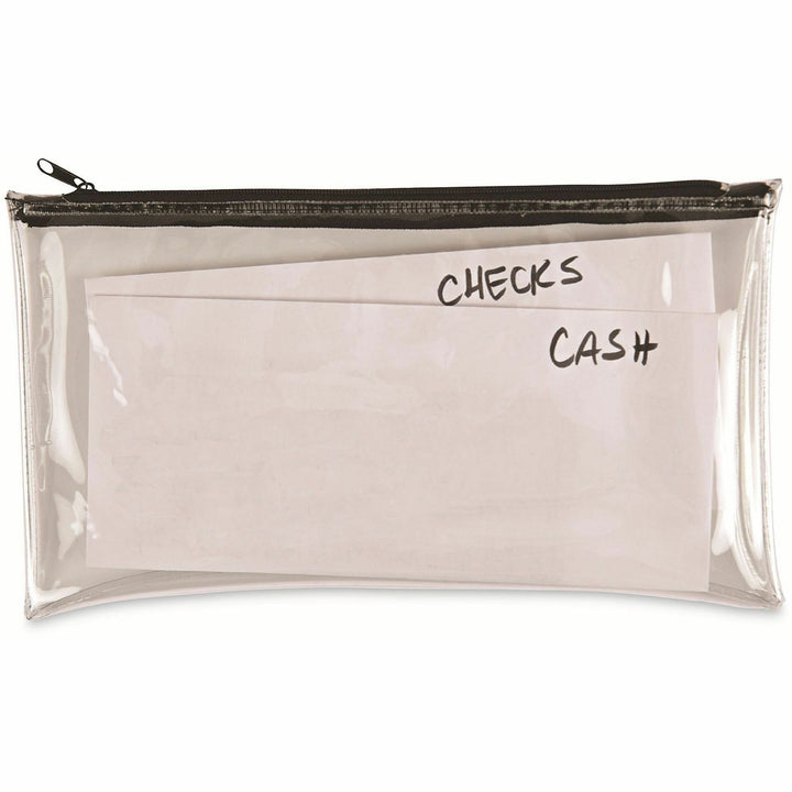 Image of Universal UNV69026 Cash Case, Plastic, Polyethylene Body, 6" H x 11" Width, 2 / Pack