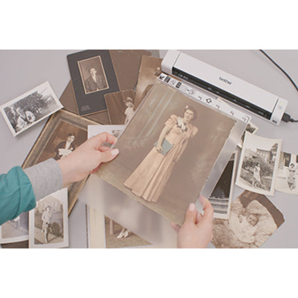 Image of Brother Document Scanner, Mobile, 2"Wx11-9/10"Dx1-1/2"H, White