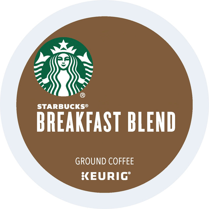 Image of Starbucks 12433992 Breakfast Blend Coffee, Medium, K-Cup, Breakfast Blend, 24 / Box