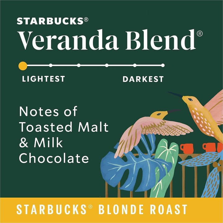 Image of Starbucks® 12434950 Veranda Blend Coffee, Compatible with Drip-coffee Brewer, Blonde, K-Cup, Veranda Blend, 24 / Box