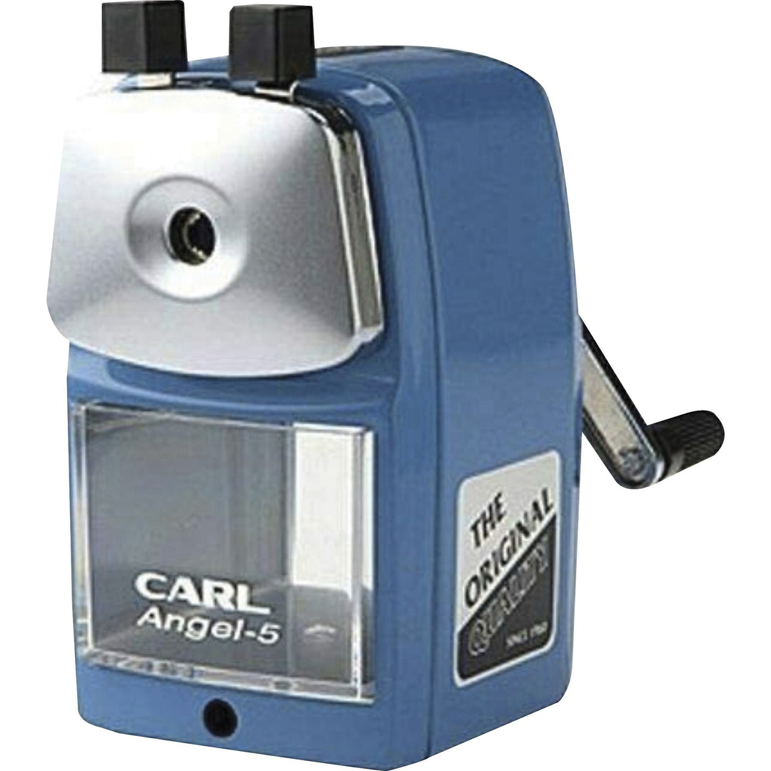 Image of Carl Mfg Pencil Sharpener, Auto Draw, 0.9mm/0.4mm, 2-3/4"x3"x5", BE
