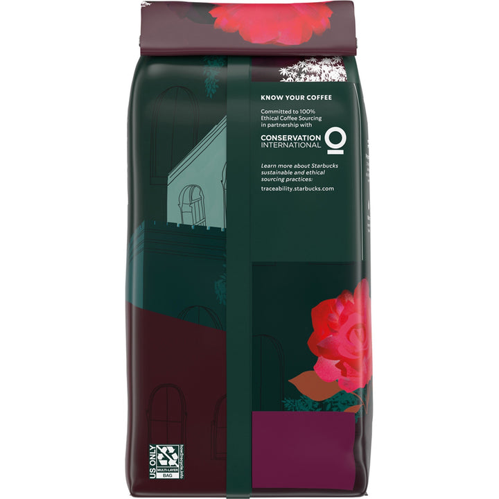 Image of Starbucks 12411949 Caffe Verona Coffee, Dark, 16 oz, Whole Bean, Caffe Verona, 1 Each