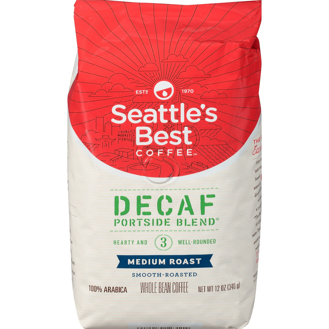 Image of Starbucks® Coffee, Whole Bean, Decaffeinated, Med Roast, No. 3, 12 oz