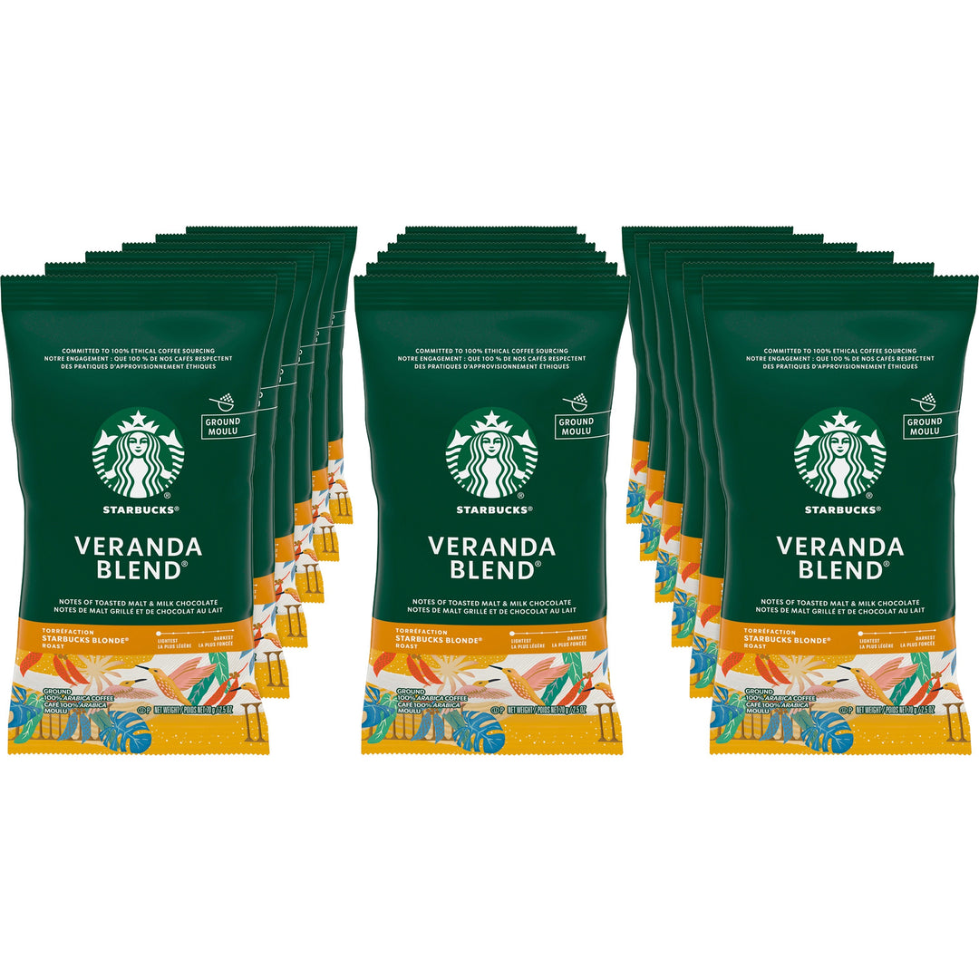 Image of Starbucks® Ground Coffee, Veranda Blend, 2.5oz f/Single Pot,18/BX