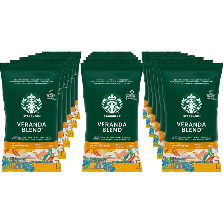 Image of Starbucks® Ground Coffee, Veranda Blend, 2.5oz f/Single Pot,18/BX