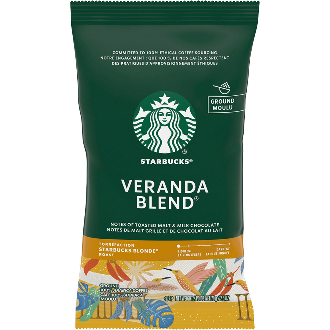 Image of Starbucks® Ground Coffee, Veranda Blend, 2.5oz f/Single Pot,18/BX