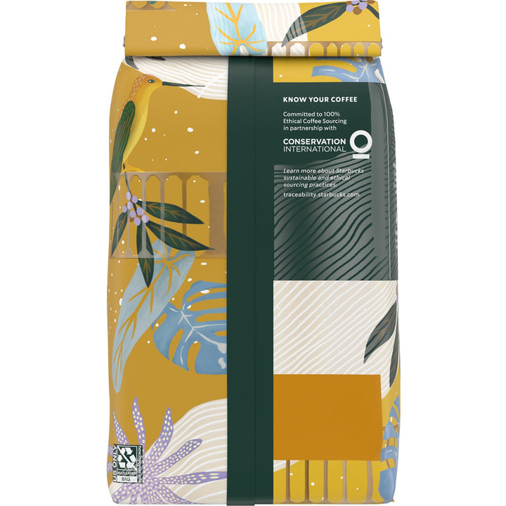 Image of Starbucks 12413968 Veranda Blend Coffee, Blonde, 16 oz Per Bag, Ground, Veranda Blend, 1 Each