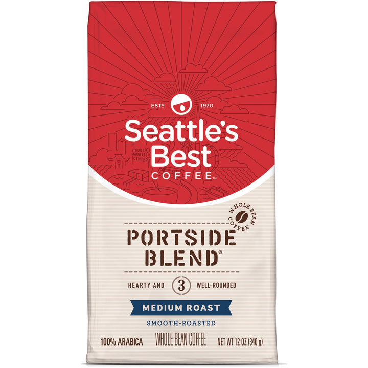 Image of Starbucks® Whole Bean Coffee, Level 3, 12oz, Red