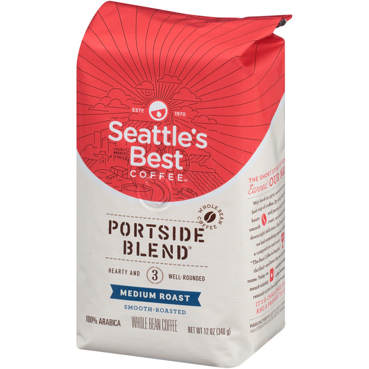 Image of Starbucks® Whole Bean Coffee, Level 3, 12oz, Red