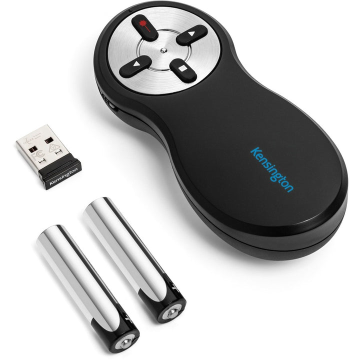 Image of Kensington® Presenter,Laser,Wireless,w/Nano Receiver,4-Button,BK