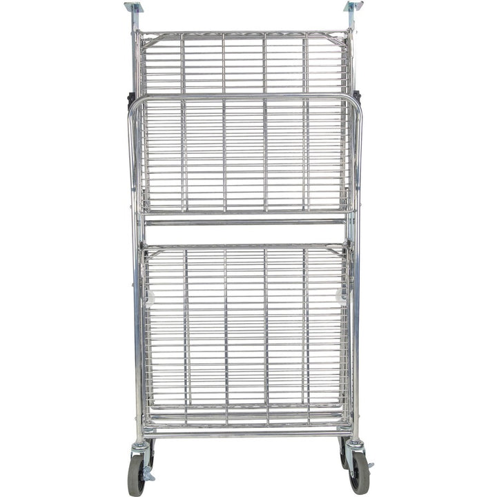 Image of Bostitch® Utility Cart, Folding, 37-1/2"Wx23-1/2"Lx39"H, Chrome