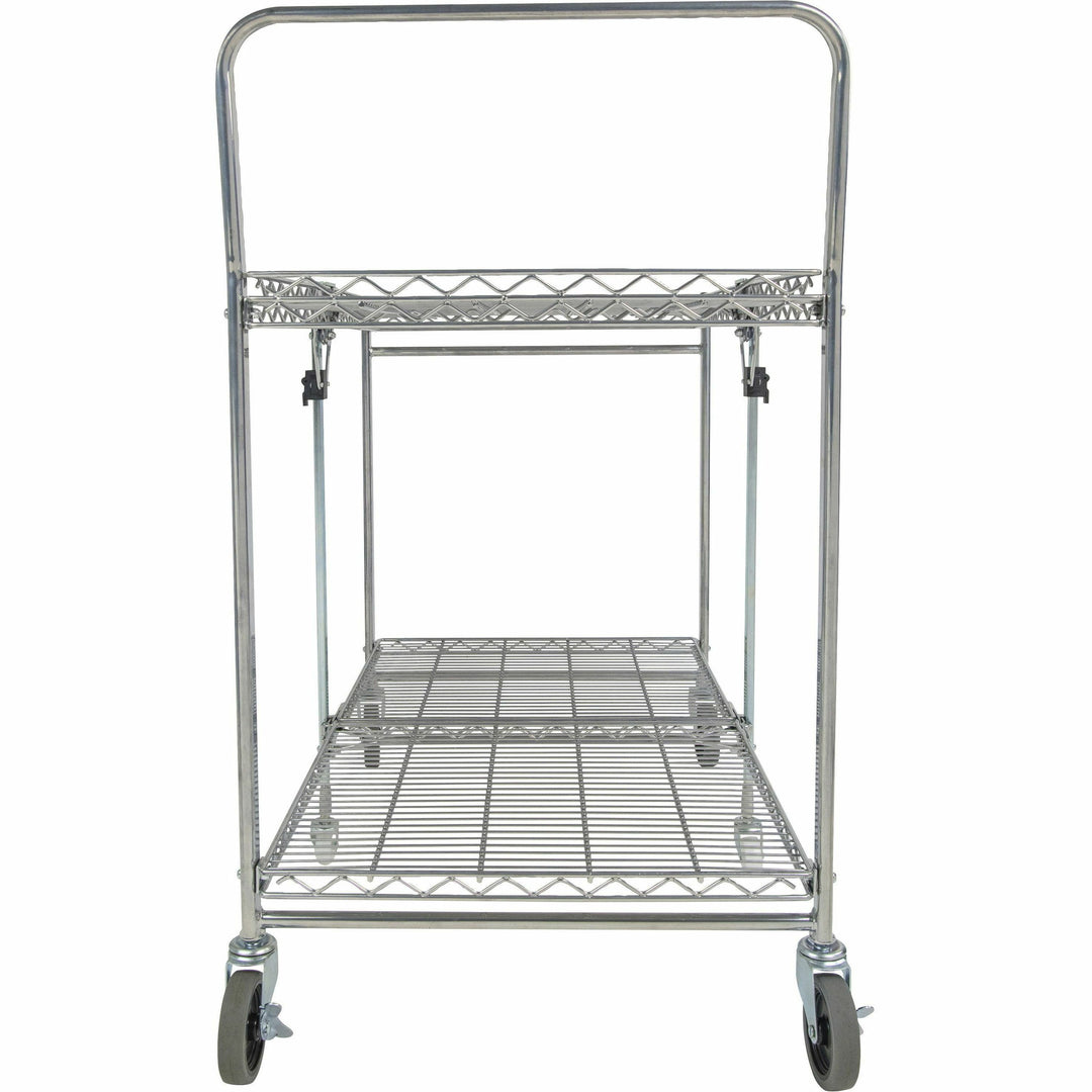 Image of Bostitch® Utility Cart, Folding, 37-1/2"Wx23-1/2"Lx39"H, Chrome