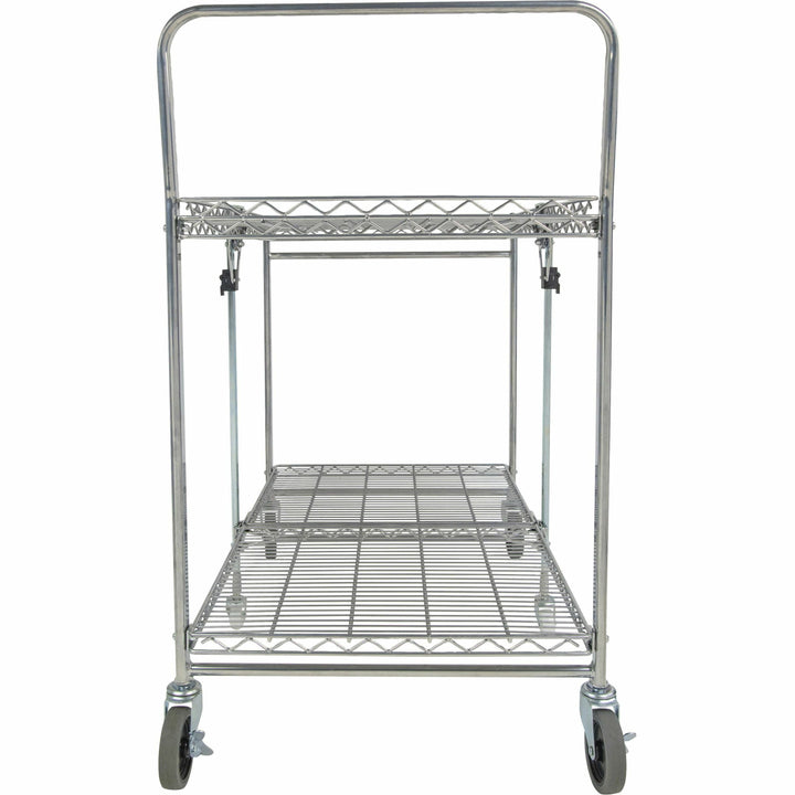 Image of Bostitch® Utility Cart, Folding, 37-1/2"Wx23-1/2"Lx39"H, Chrome