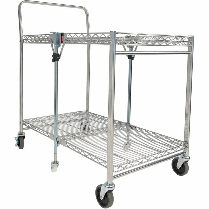 Image of Bostitch® Utility Cart, Folding, 37-1/2"Wx23-1/2"Lx39"H, Chrome