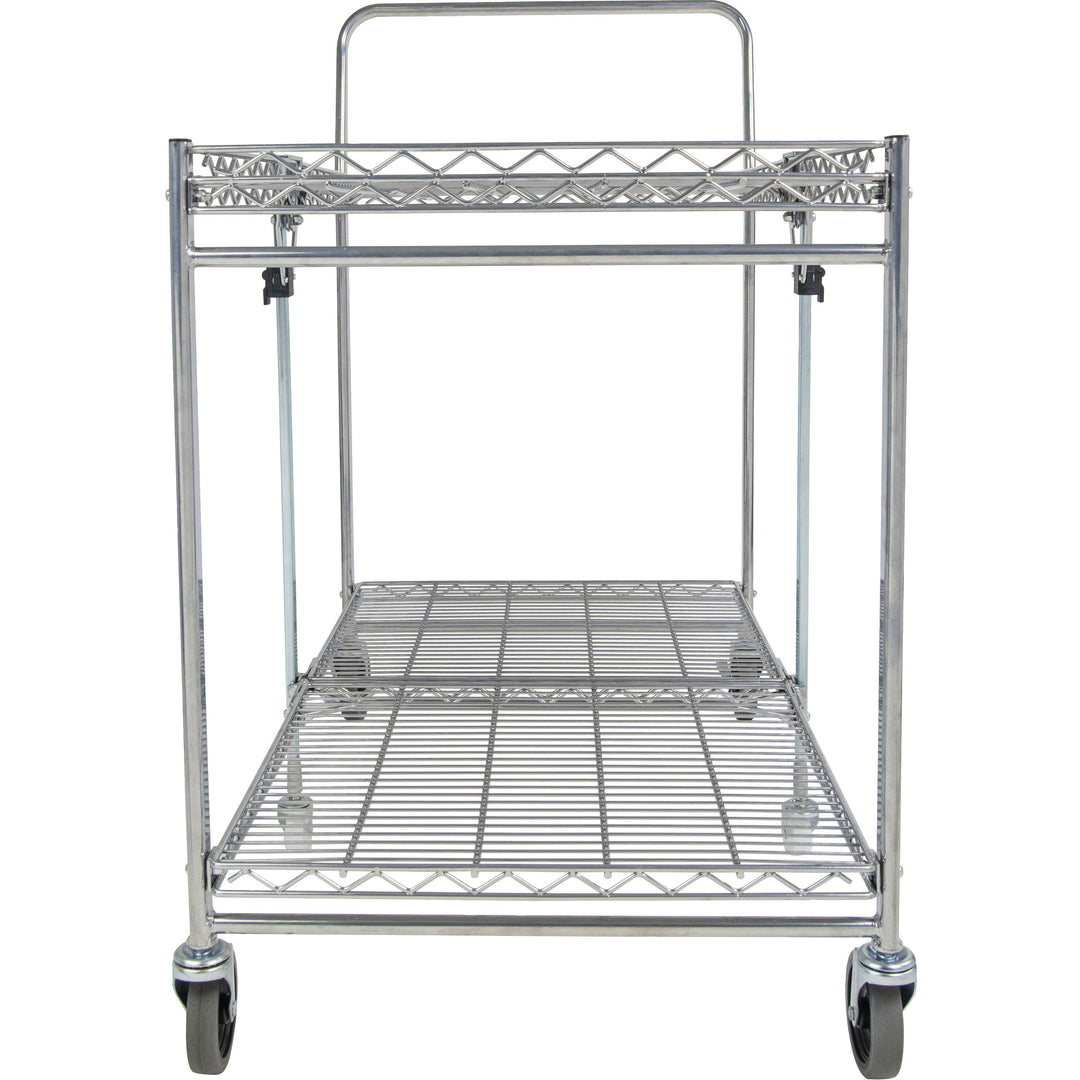 Image of Bostitch® Utility Cart, Folding, 37-1/2"Wx23-1/2"Lx39"H, Chrome