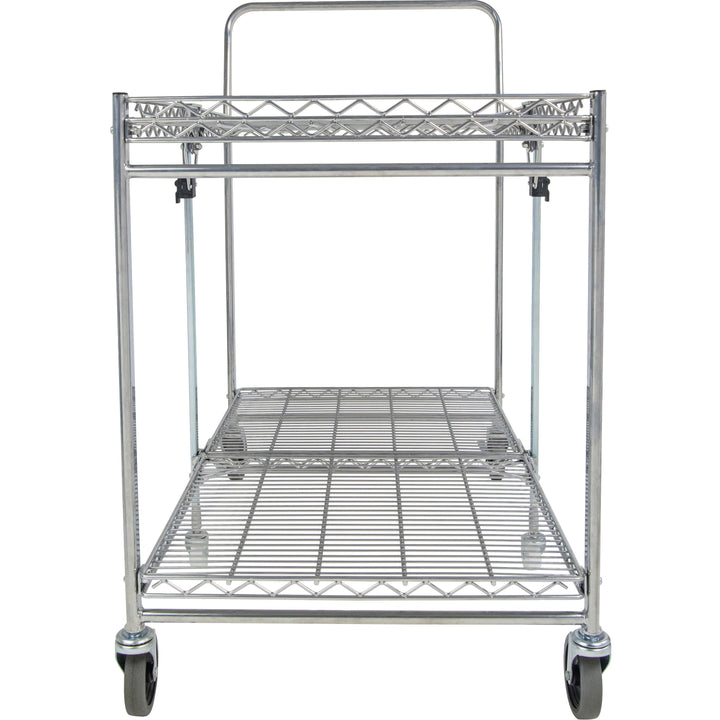 Image of Bostitch® Utility Cart, Folding, 37-1/2"Wx23-1/2"Lx39"H, Chrome