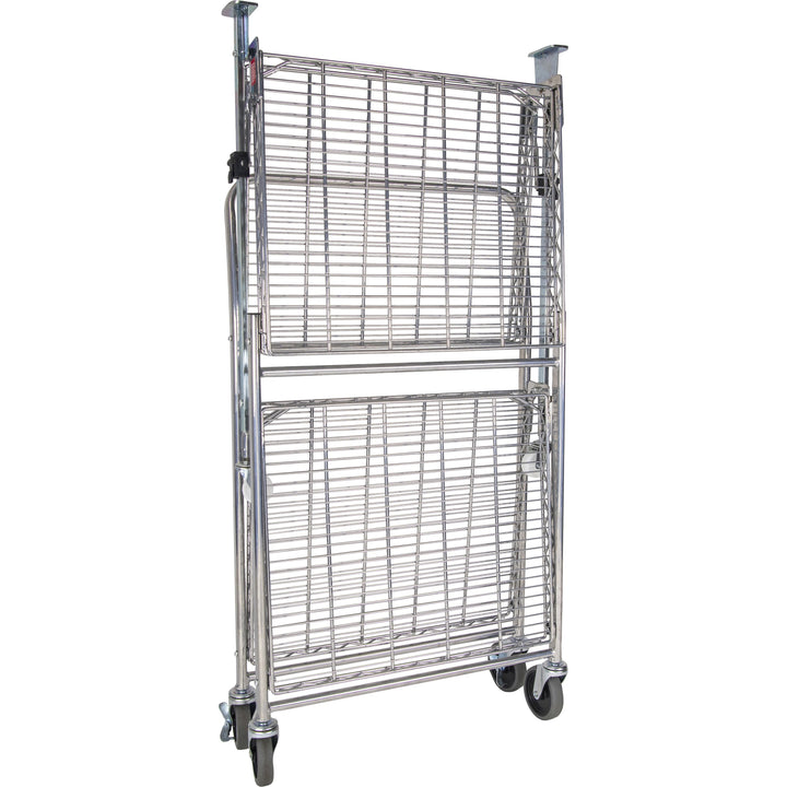 Image of Bostitch® Utility Cart, Folding, 37-1/2"Wx23-1/2"Lx39"H, Chrome