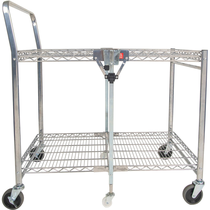 Image of Bostitch® Utility Cart, Folding, 37-1/2"Wx23-1/2"Lx39"H, Chrome