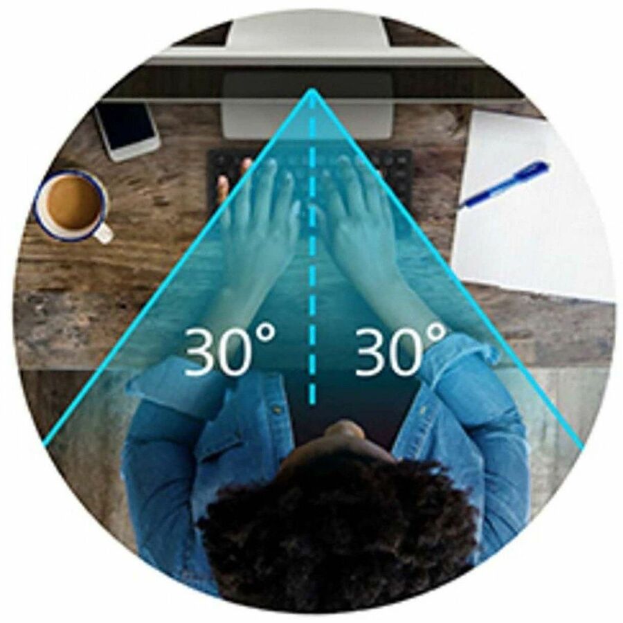 Image of Kensington® Magnetic Monitor Privacy Screen for 23.8" Widescreen Flat Panel Monitors, 16:9 Aspect Ratio