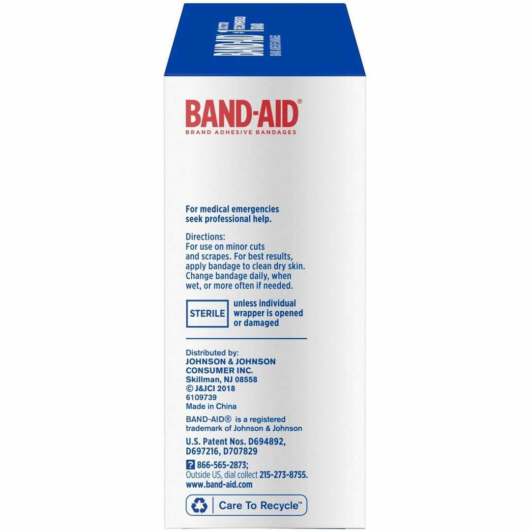 Image of Johnson & Johnson® Bandages,Flex Fabric,Self-Adhesive,1 Size,1",100/BX,12BX/CT