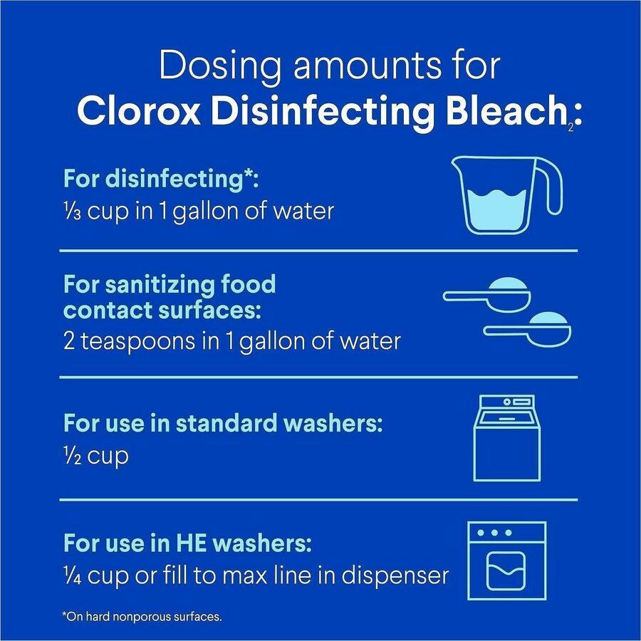 Image of Clorox 32260 Disinfecting Bleach