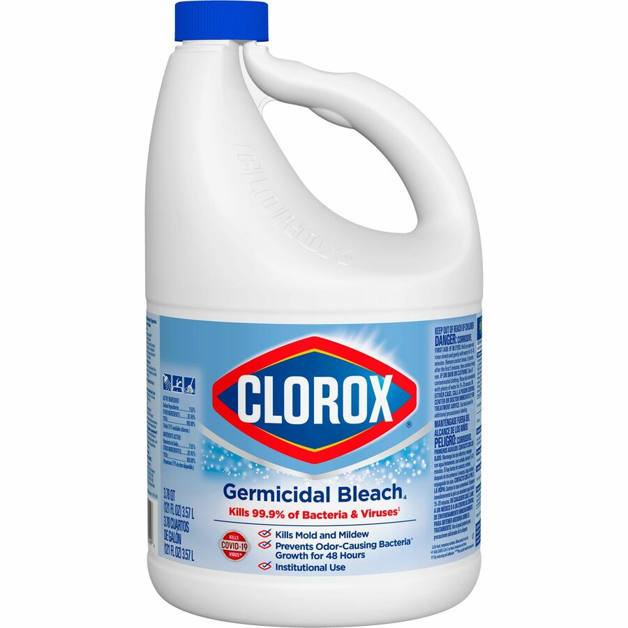Image of Clorox® Bleach, Liquid, Germicidal, Conc, 121 fl oz, Clear